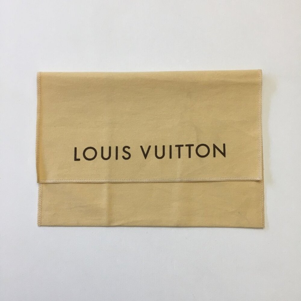 Louis Vuitton Dust Bag 9.5 x 6.5 in Long Wallet 100% Cotton Yellow Made in India